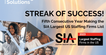 Consulting Solutions Listed as One of Largest US  Staffing Firms for Fifth Consecutive Year
