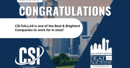 Consulting Solutions Named to 2022 List of  “Best and Brightest Companies to Work For” in Dallas Fort Worth