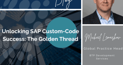 Unlocking SAP Custom-Code Success: The Golden Thread