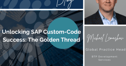 Unlocking SAP Custom-Code Success: The Golden Thread