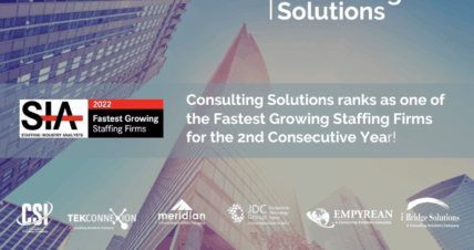 Consulting Solutions Ranks On SIA’s 2022 List of Fastest-Growing U.S. Staffing Firms for Second Consecutive Year