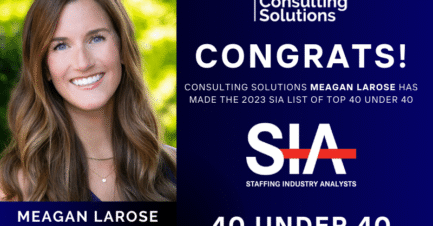 Consulting Solutions’ Meagan LaRose Named to SIA 40 Under 40 List