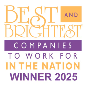 best and brightest companies to work for in the nation winner 2025 award logo
