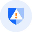 cybersecurity and risk icon